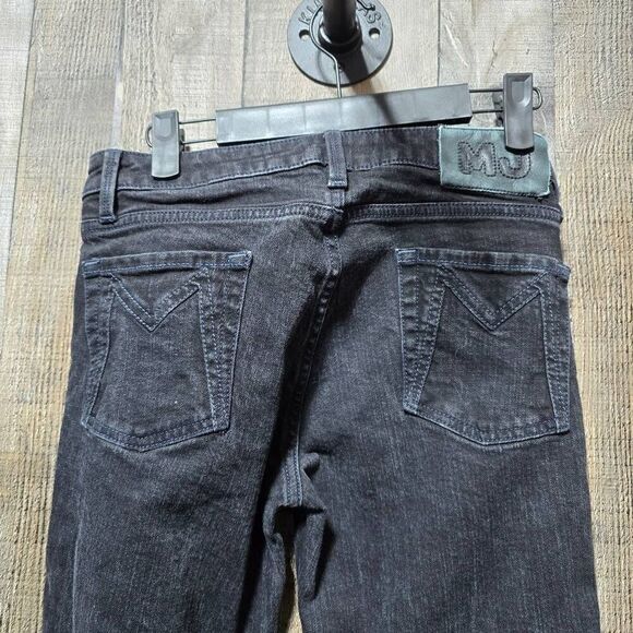 Marc by Marc Jacobs Patti 002 Mid Rise Straight Leg Black Jeans - Picture 4 of 7